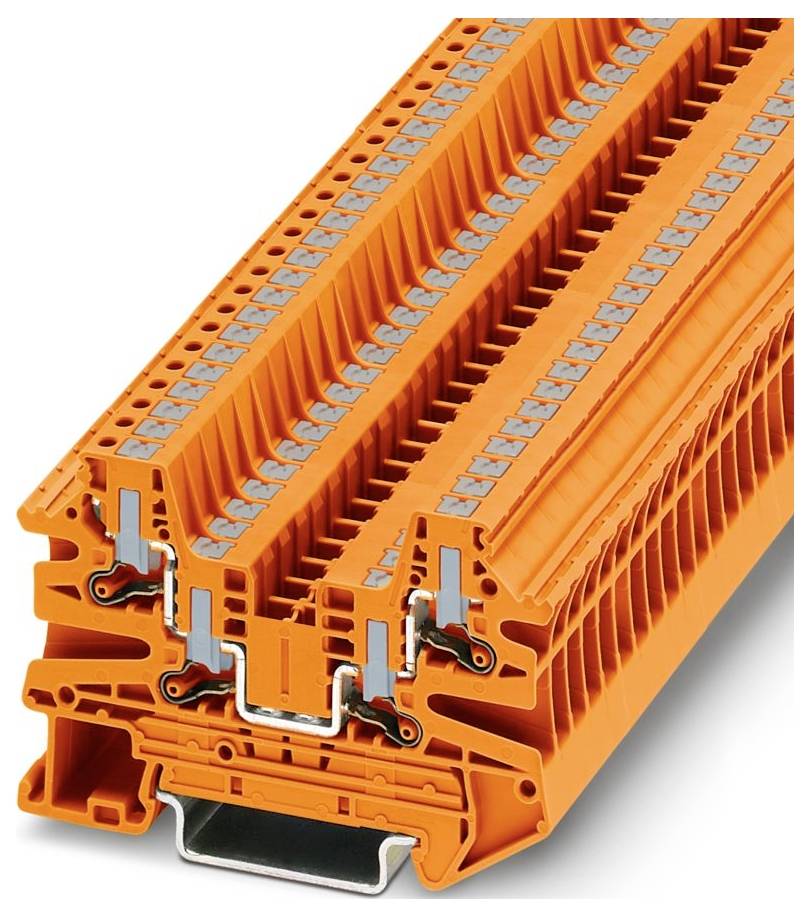 Phoenix Contact 1291517 Durchgangsklemme Orange 100 St.