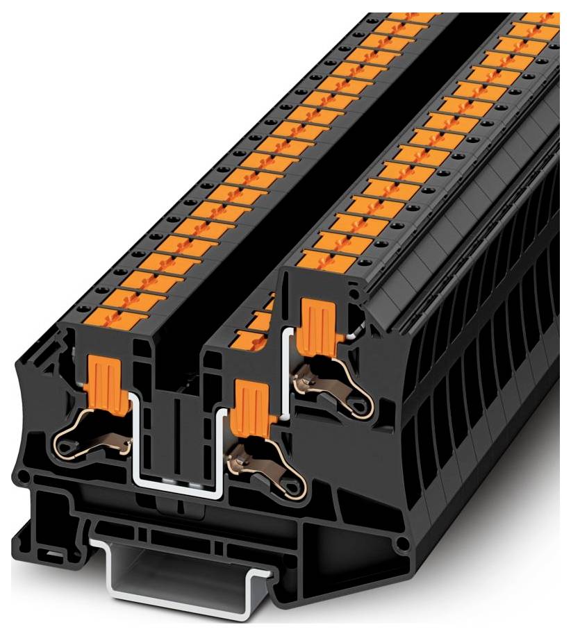 Phoenix Contact 1291918 Durchgangsklemme Schwarz 100 St.