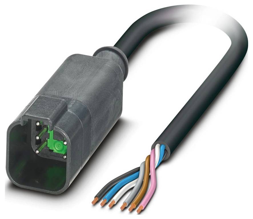 Grünes Netzwerkkabel mit zwei RJ45-Steckverbindern.