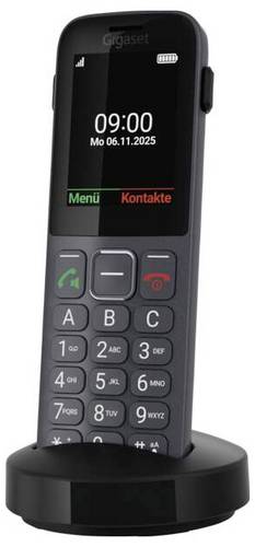 Gigaset COMFORT 600 SIM LTE/4G Handy Schwarz, Grau