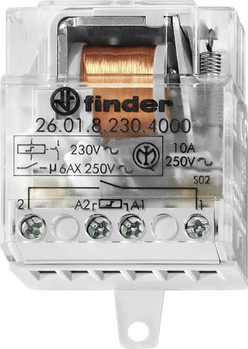 Finder Stromstoß-Schalter Unterputz 26.01.8.230.4000 1 Schließer 230 V/AC 10 A 2500 VA 1 St.
