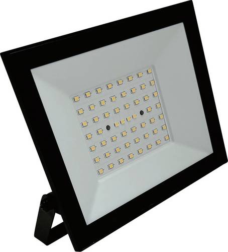 Phare LED V-TAC 50 W Slim IP65 4 000 K Noir – Série E (4 000 lm)