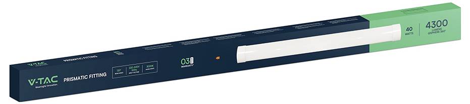 V-TAC LED-Leuchtstoffröhre, 40W, 6500K, G13-Sockel, 4300 Lumen. Energieeffiziente Beleuchtungslösung.