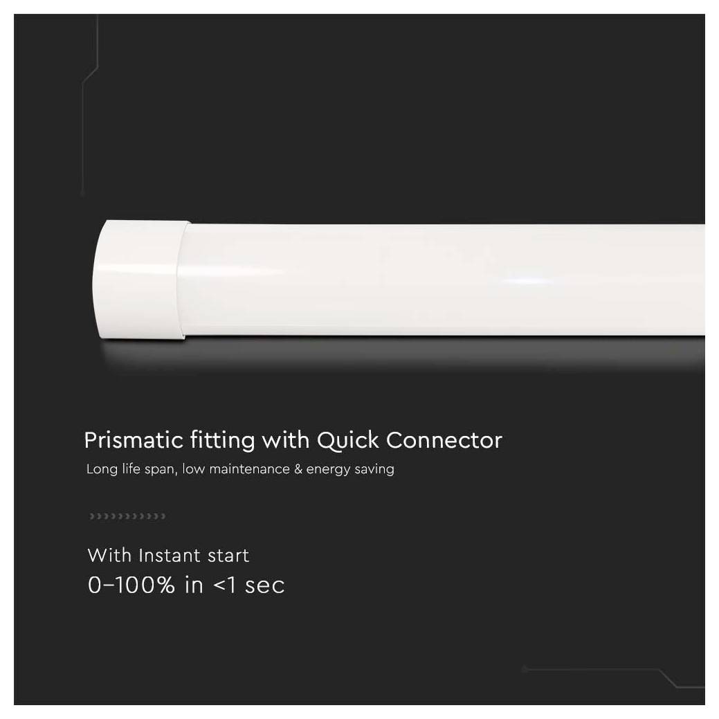 V-TAC SMD LED EEK: F (A - G) 40W Warmweiß 1St.