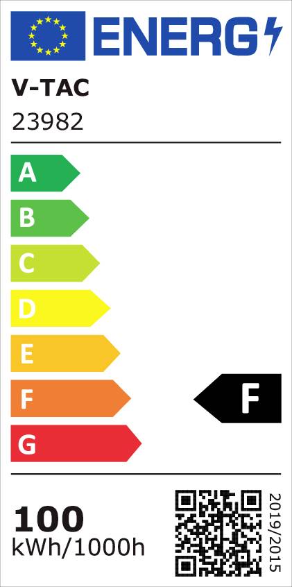 V-TAC VT-44109 23982 LED-Flutlichtstrahler EEK: F (A - G) 100 W Leuchtfarben: Kaltweiß