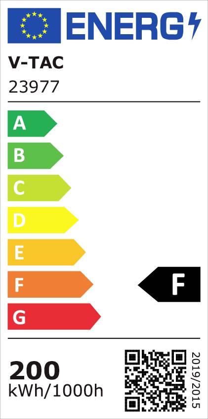 „Energieetikett für V-TAC 23977