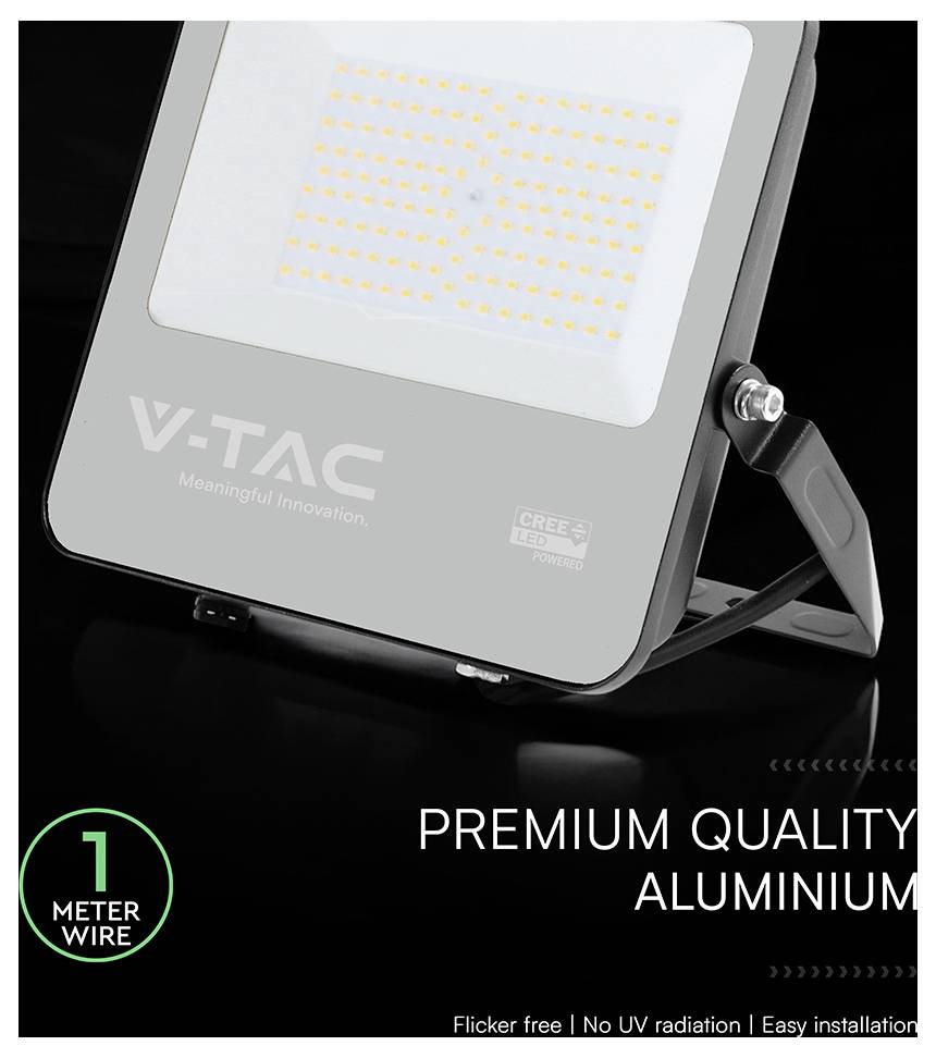 V-TAC VT-44101 232186 LED-Außenstrahler EEK: D (A - G) 100 W Leuchtfarben: Naturweiß