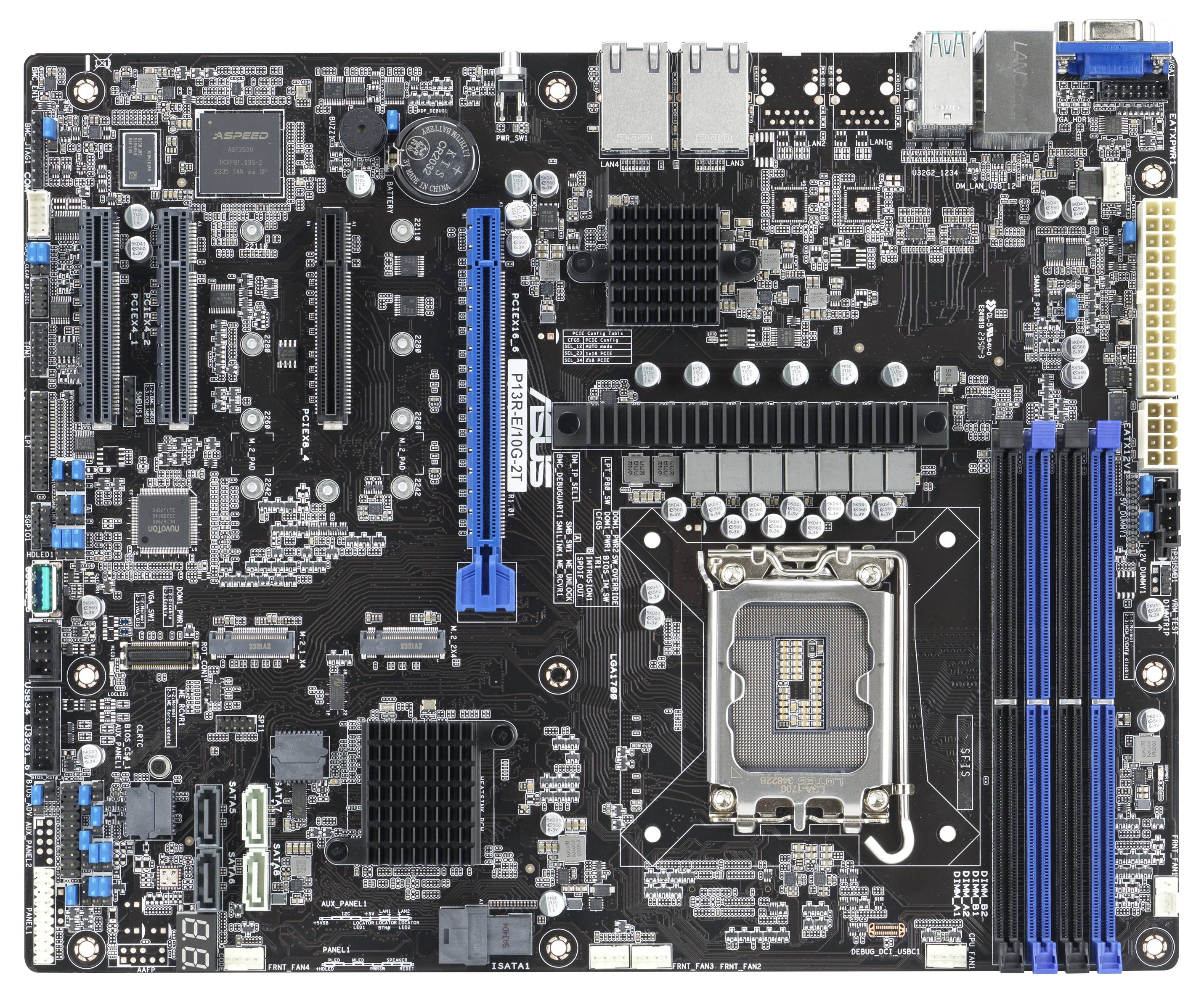 Asus ASUS P13R-E/10G-2T (1700) (D) V2 Mainboard mit CPU Formfaktor (Details) ATX