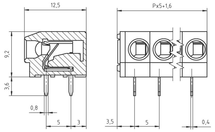 Zwei überlappende, gekrümmte, sichelförmige Metallregale mit minimalistischem Design vor weißem Hintergrund.