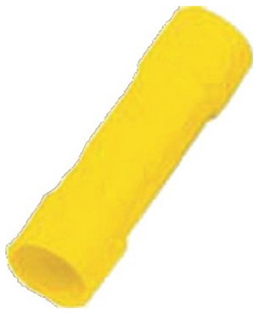 Ein hellgelber, hohler Zylinder mit leuchtender Farbe, möglicherweise ein Spielzeug oder ein Bastelmaterial.