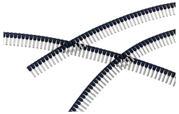 Ineinander verschränkte schwarze und weiße Reißverschlusszähne bilden ein Kreuz-und-Quer-Muster, das Verbindungs- oder Verschlussthemen andeutet.