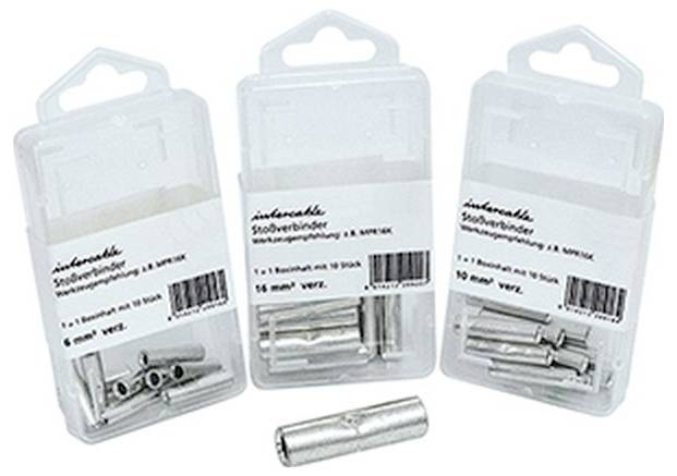 Pakete mit auswechselbaren Anschlägen in drei verschiedenen Größen: 6 mm, 8 mm und 10 mm, mit sichtbaren Musterstücken.