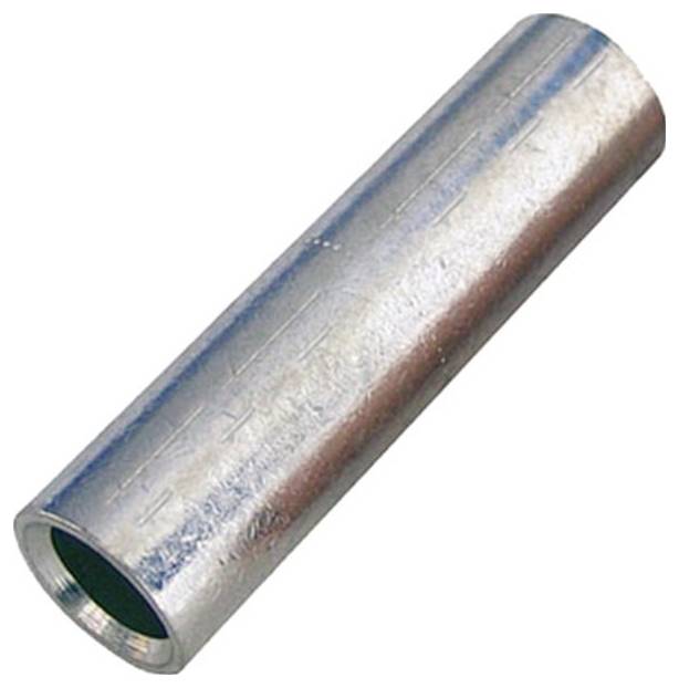 Ein zylindrischer Metallrohrverbinder mit polierter Oberfläche, hauptsächlich verwendet in der Sanitär- und Baubranche zum sicheren Verbinden von Rohren.