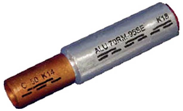 Ein zylindrisches Objekt mit braunen und silbernen Segmenten, beschriftet mit ‚ALU 7DRM 39SE K18' und ‚C 50 K14', möglicherweise ein Werkzeug oder eine Komponente.