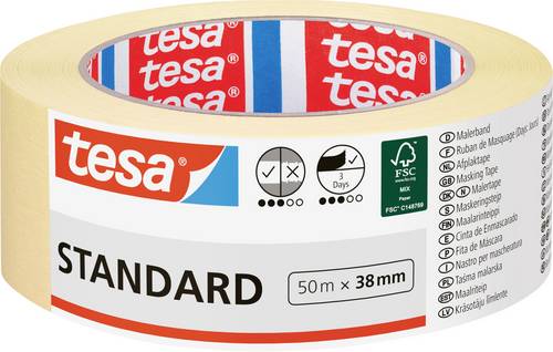 Tesa 05088-00000-04 Malerabdeckband (L x B) 50 m x 38 mm 1 St.