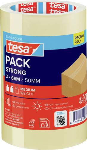 Tesa 57799-00000-02 Klebeband tesapack® Transparent (L x B) 66 m x 50 mm 1 St.