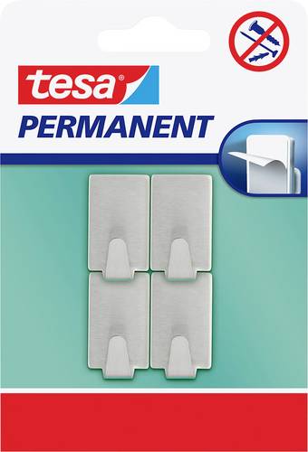 Tesa tesa® Permanent Haken Rechteckig S Metall Inhalt: 1 St.