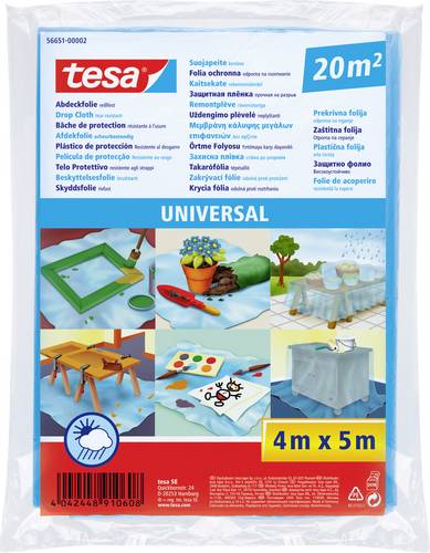 Tesa 56651-00002-02 Abdeckfolie tesa® (L x B) 4 m x 5000 mm