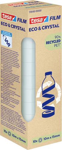Tesa 59048-00000-00 Klebeband tesafilm® Eco & Crystal (L x B) 10 m x 15 mm 1 St.