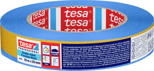 Tesa 04470-00001-00 Doppelseitiges Klebeband tesa® Professional Blau (L x B) 25 m x 25 mm 1 St.