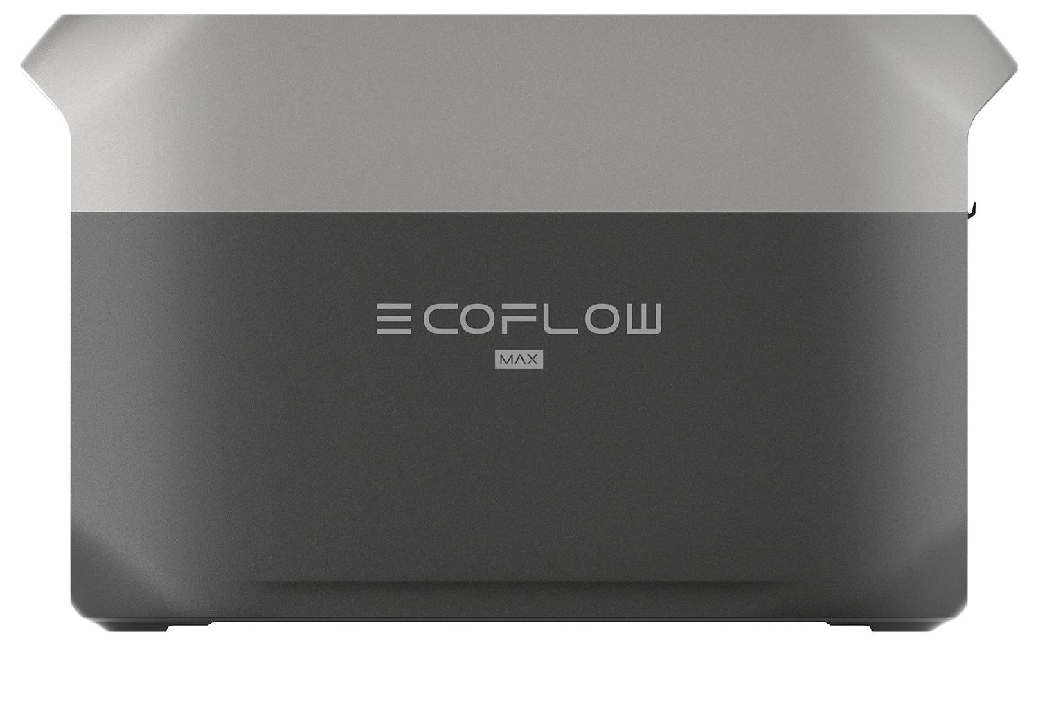 EcoFlow Max Powerstation, mit elegantem, grauem Design.