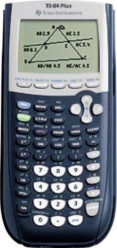 Texas Instruments TI-84 PLUS Grafikrechner Dunkelblau Display (Stellen): 16 batteriebetrieben
