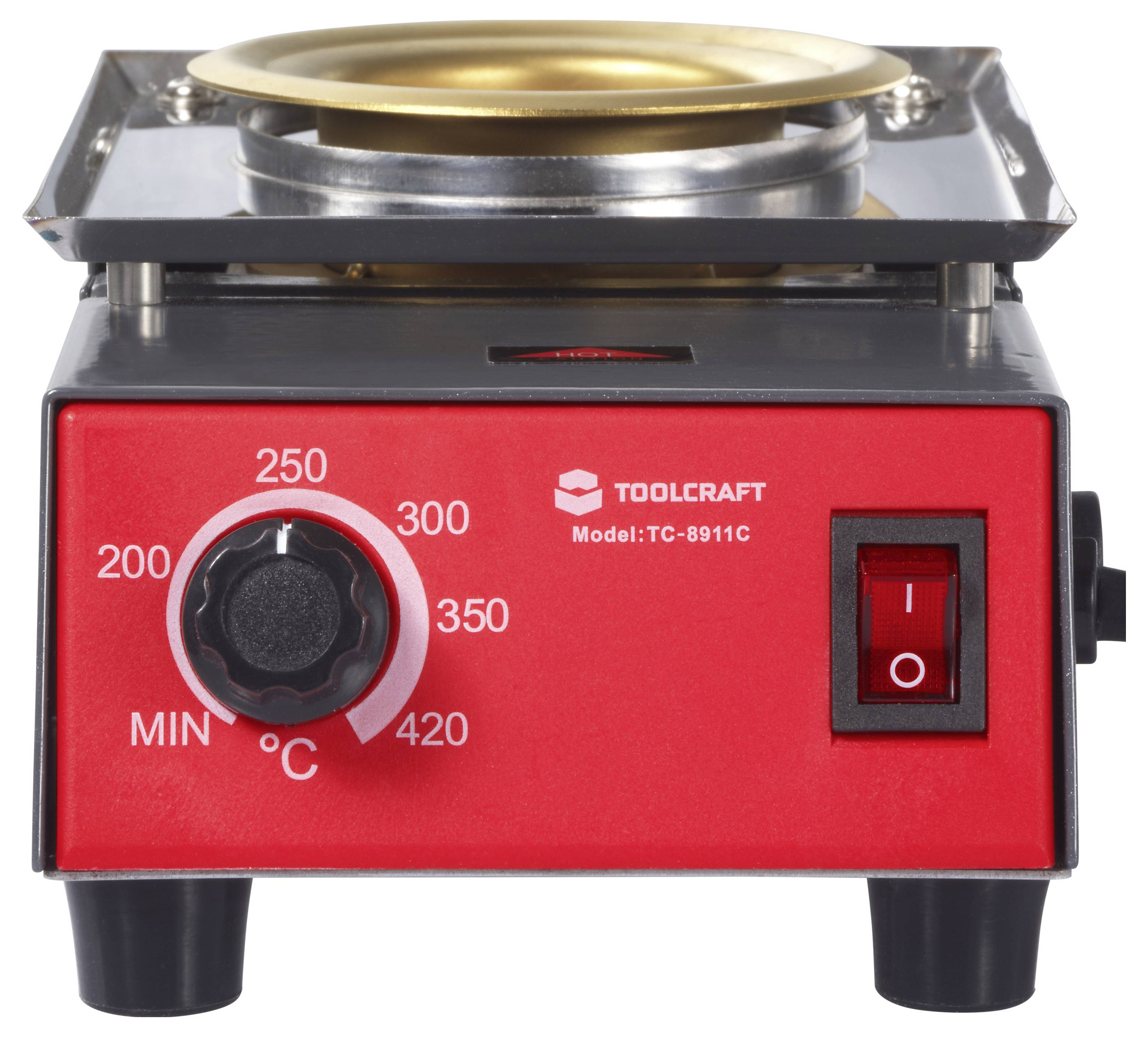 TOOLCRAFT TC-8911C Lötbad 200W 420°C Lot-Menge 300g