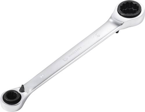 TOOLCRAFT TO-10781151 Doppel-Ringratschenschlüssel Schlüsselweite (Metrisch) 10 - 19 mm