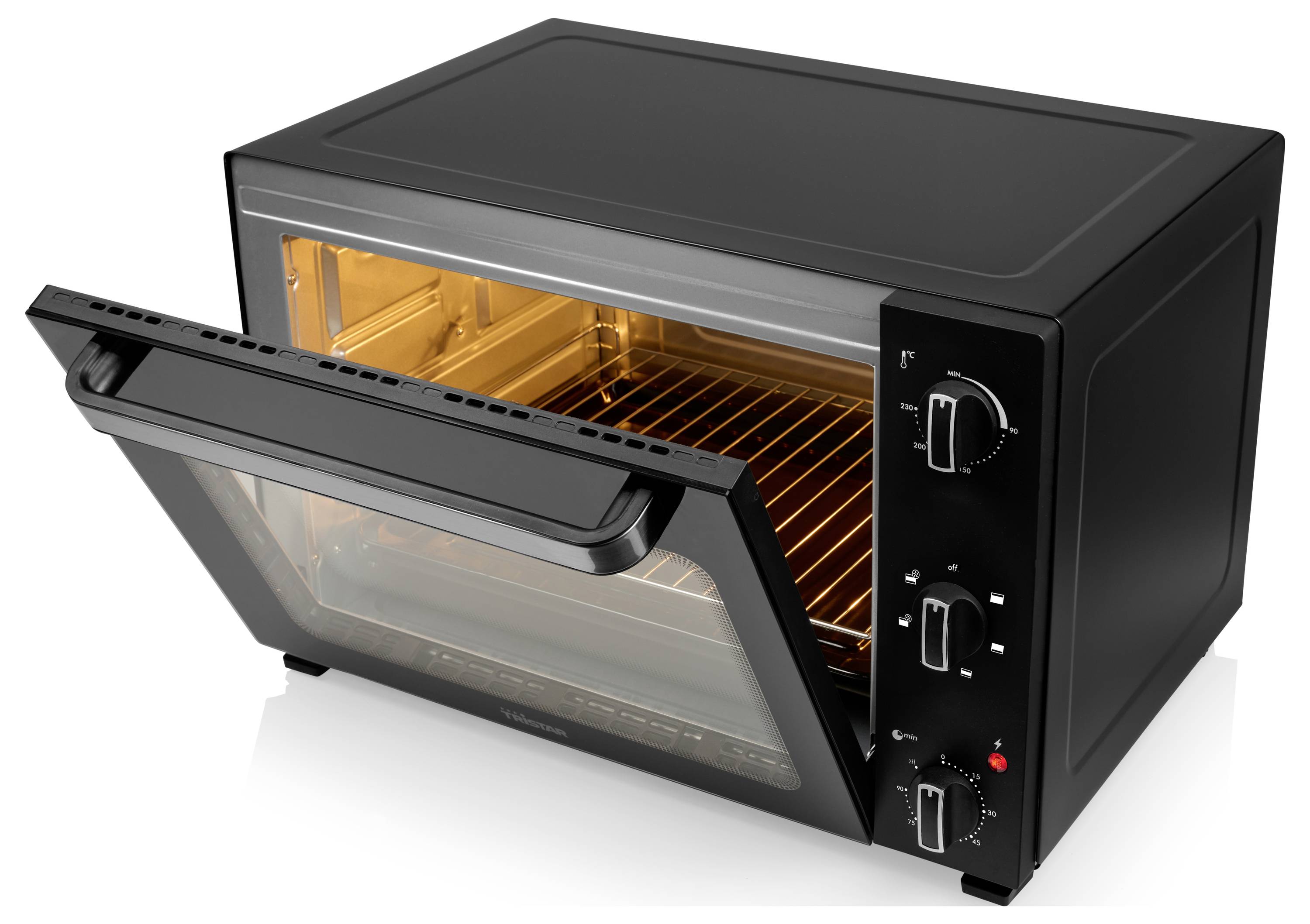 Tristar OV-3665 Minibackofen Timerfunktion, Kontrollleuchte, Umluft-Funktion 48 l