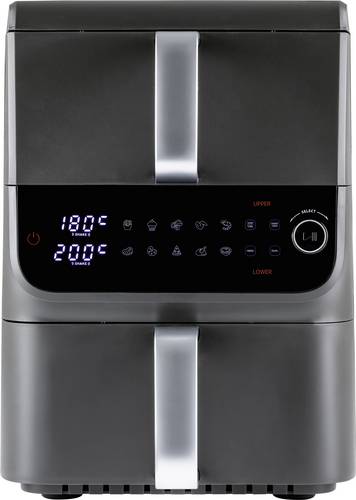 GourmetMaxx 16404 Heißluft-Fritteuse 10 l 2500 W Antihaftbeschichtung, BPA-frei, Cool-Touch-Gehäuse