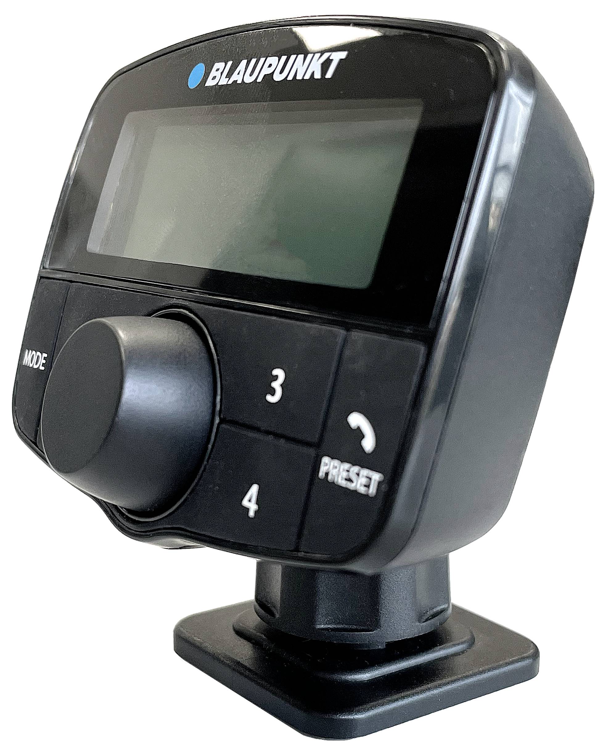 Kompakte digitale Anzeigeeinheit mit einem drehbaren Knopf, Tasten mit den Bezeichnungen „2