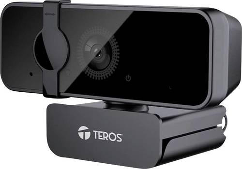 Teros TE-9072 Webcam 2560 x 1440 Pixel Mikrofon, Standfuß
