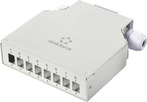 Renkforce RF-7187896 LWL-Spleißbox 8 Port Unbestückt