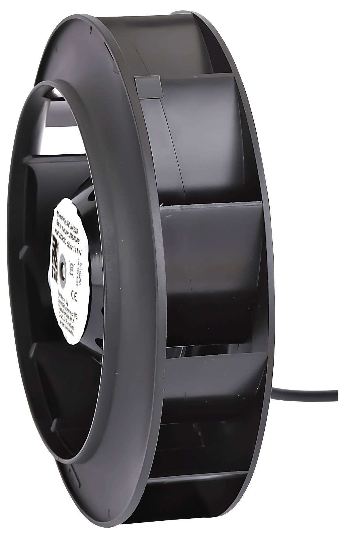 TRU COMPONENTS TC-NA220 Radiallüfter 230 V/AC 910 m³/h (Ø x H) 220mm x 71mm