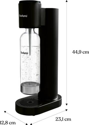Sodapop Wassersprudler Schwarz