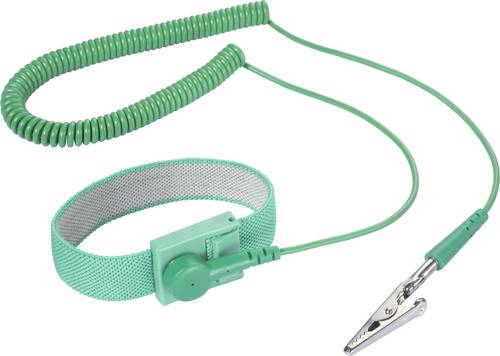 TRU COMPONENTS ESD-Handgelenkband 2.5 m Druckknopf 10 mm Bag