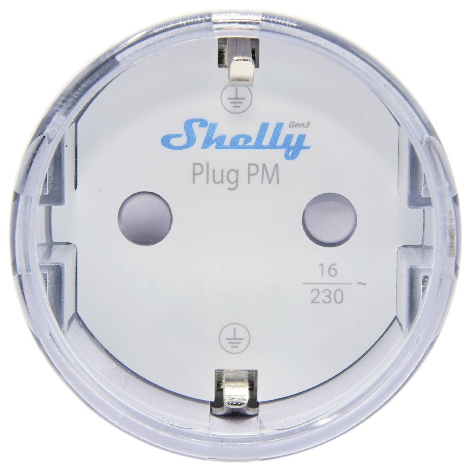 Shelly Plug PM Gen3 White Shelly Funk-Steckdose Wi-Fi, Bluetooth
