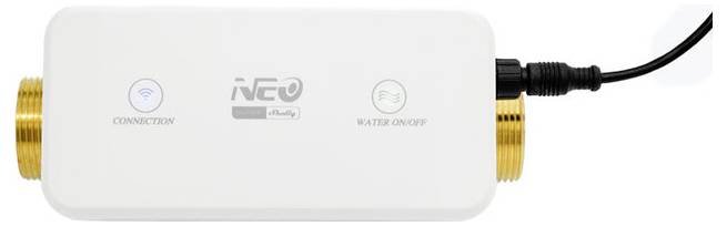 Shelly Neo Smart Water Valve Wasserventil Wi-Fi, Bluetooth