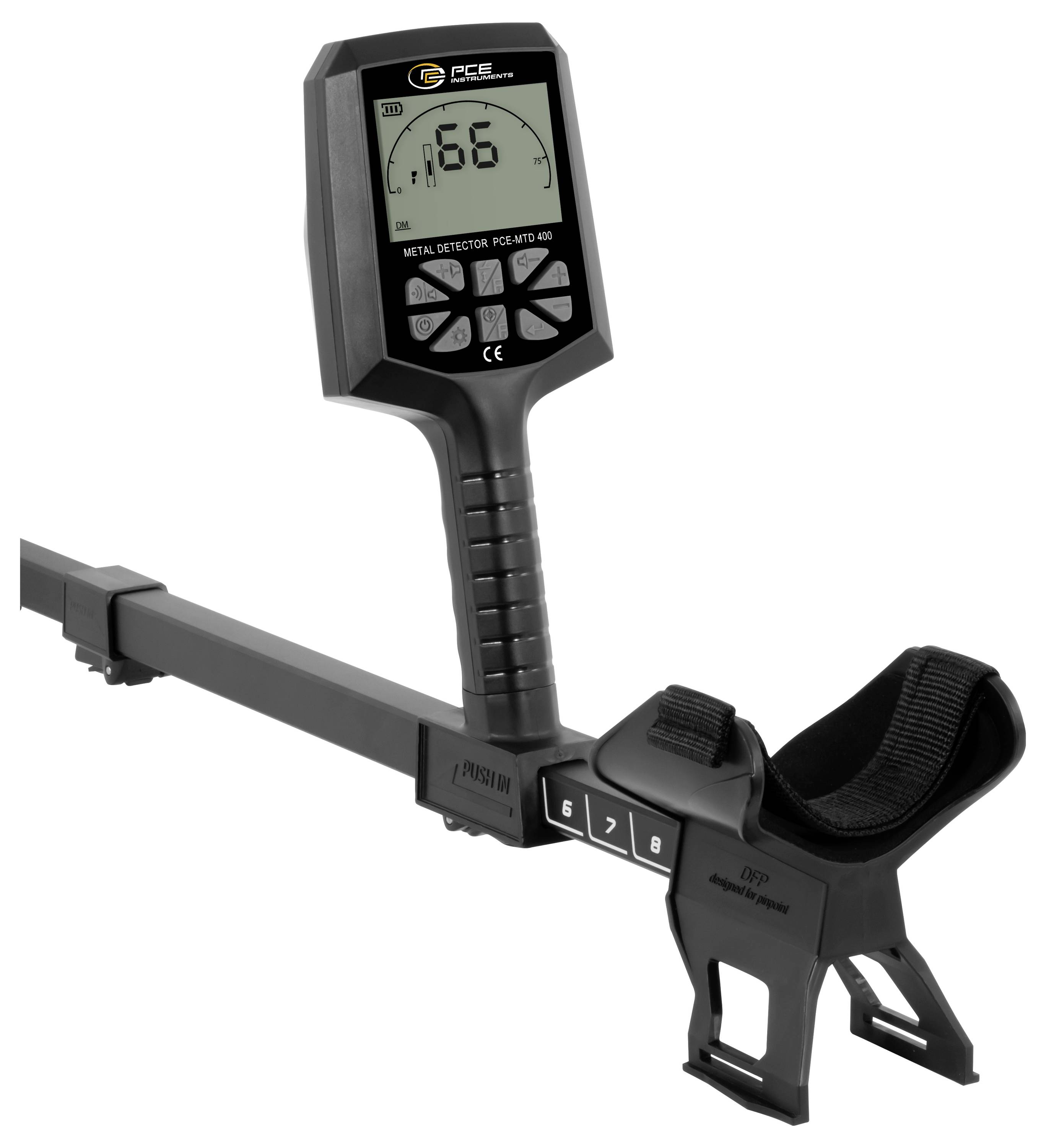 PCE Instruments PCE-MTD 400 Metalldetektor Suchtiefe (max.) 5cm digital (LCD) PCE-MTD 400