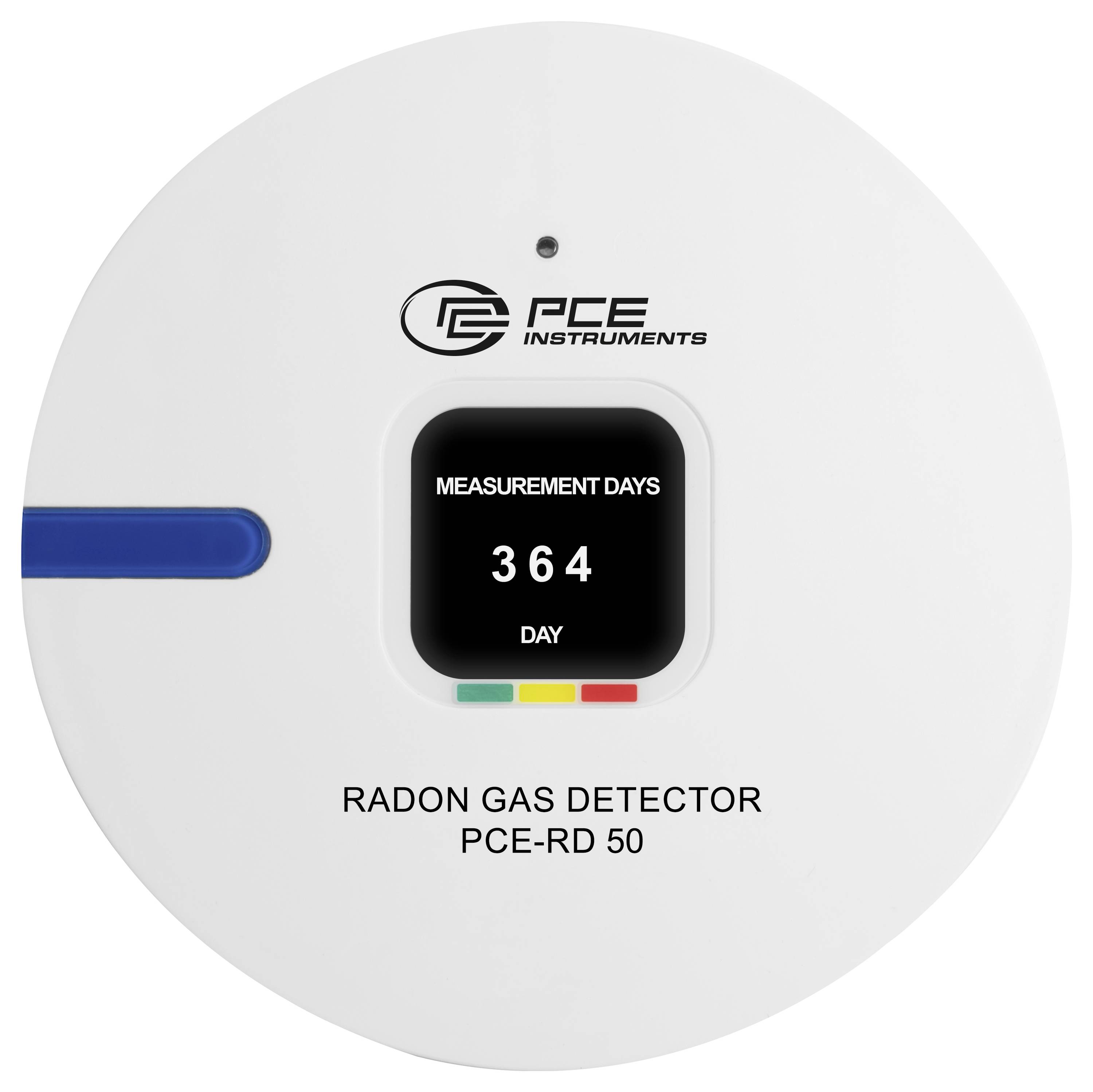 PCE Instruments Radon-Gasdetektor zeigt auf seinem Display 