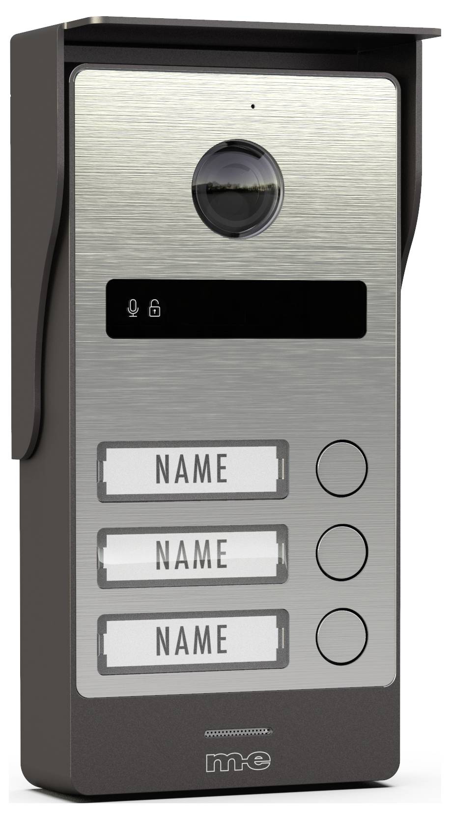 Prämium-Außentür-Kommunikationssystem mit wasserdichtem Metallgehäuse, Full-HD-Kamera und Gegensprechanlage-Tasten.