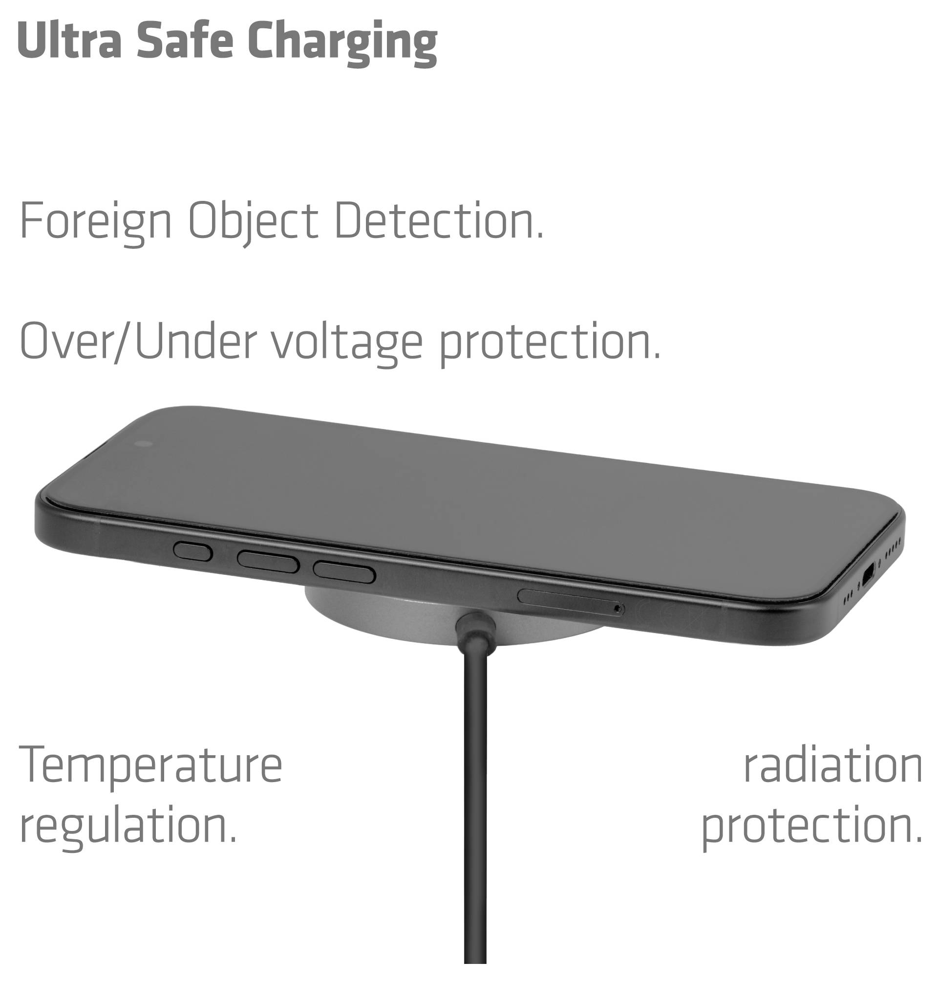 Club3D Induktions-Ladegerät 25W Qi2 USB-C 25Wa CAC-3027 Ausgänge Induktionslade-Standard Schwarz