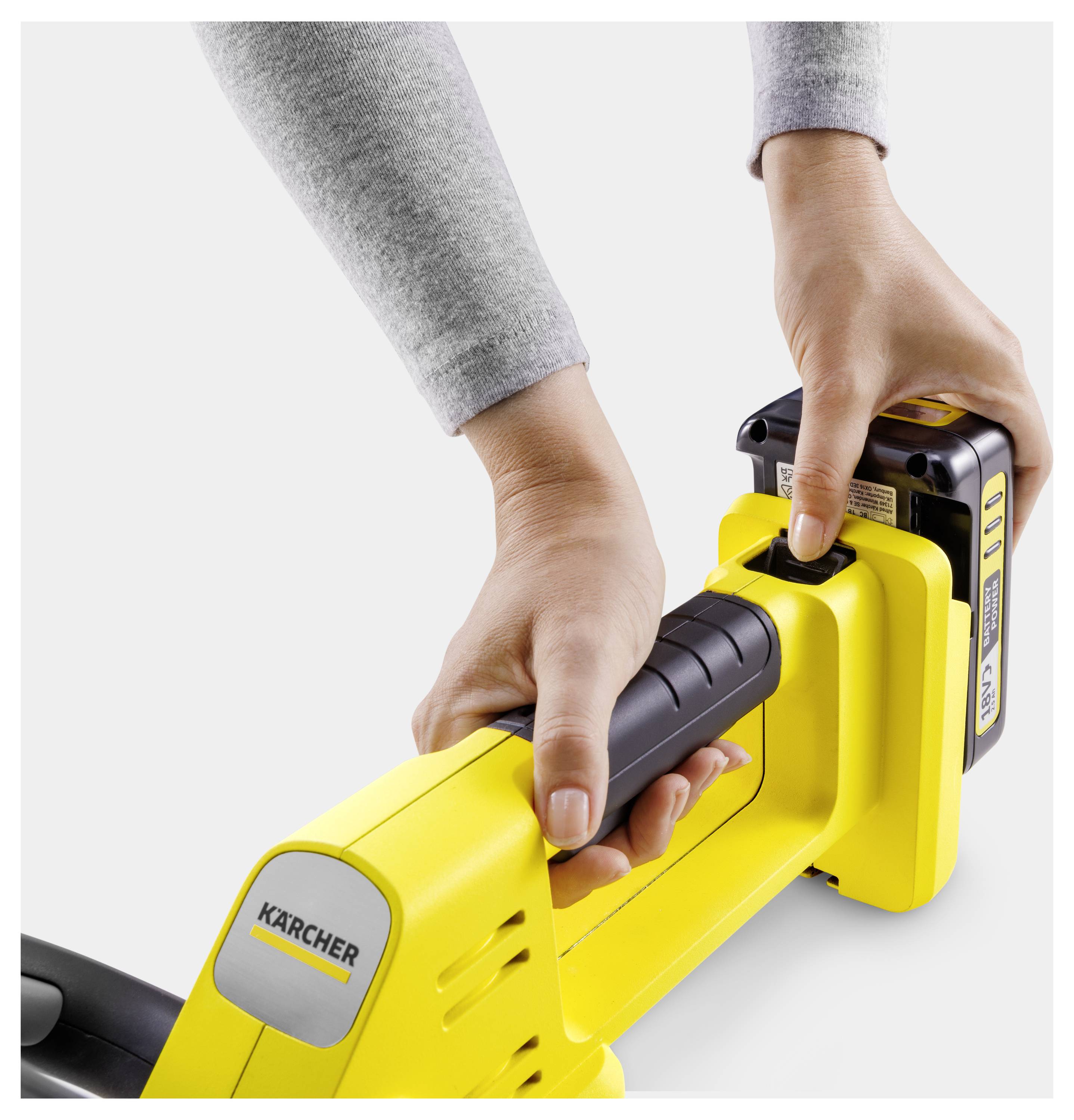 Kärcher Home & Garden HGE 3-18 Battery Set Akku Akku-Heckenschere inkl. Akku, inkl. Ladegerät 18 V Li-Ion 500 mm