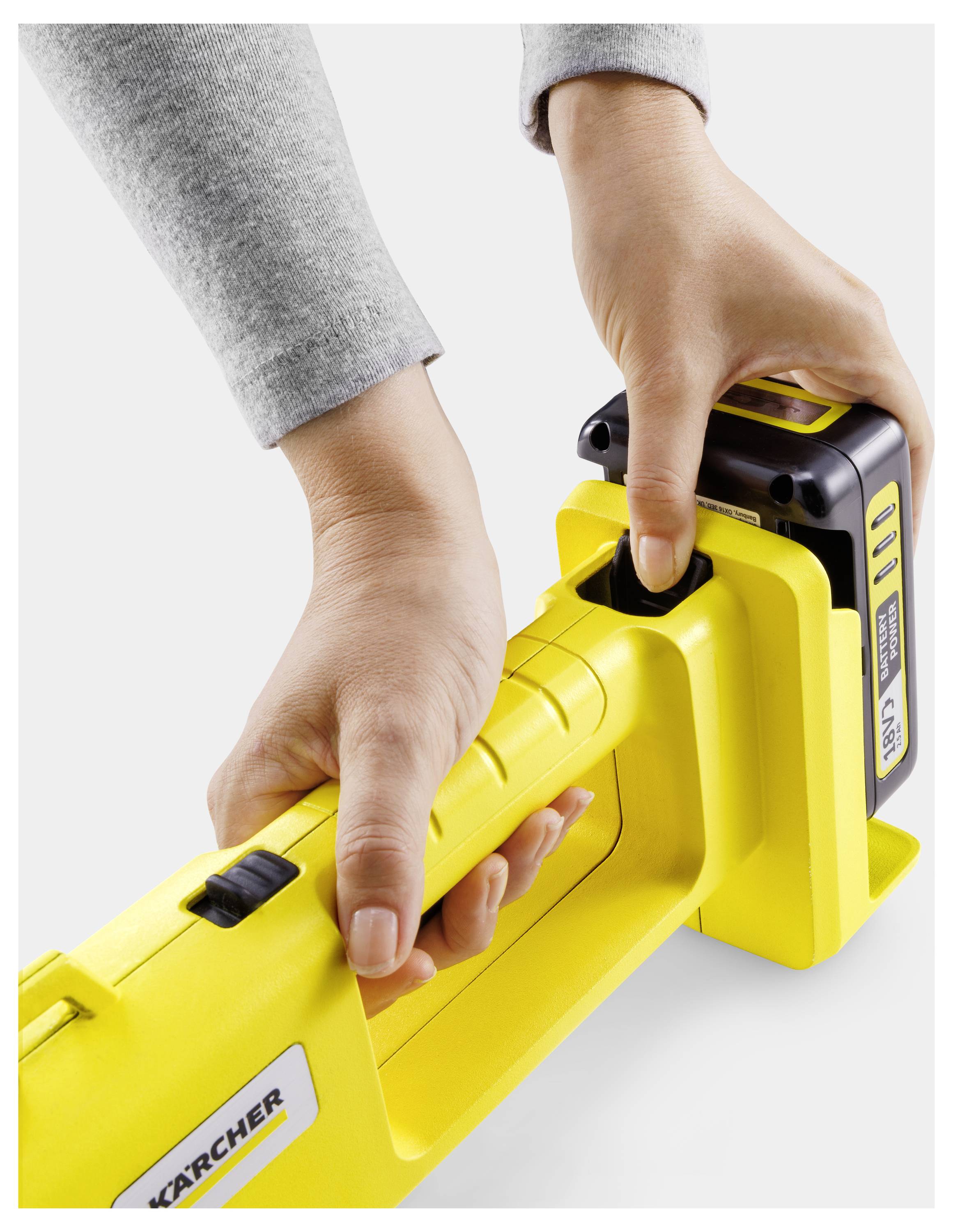 Kärcher Home & Garden PHG 2-18 Akku Akku-Heckenschere ohne Akku, ohne Ladegerät, Höhenverstellbarer Griff 450 mm