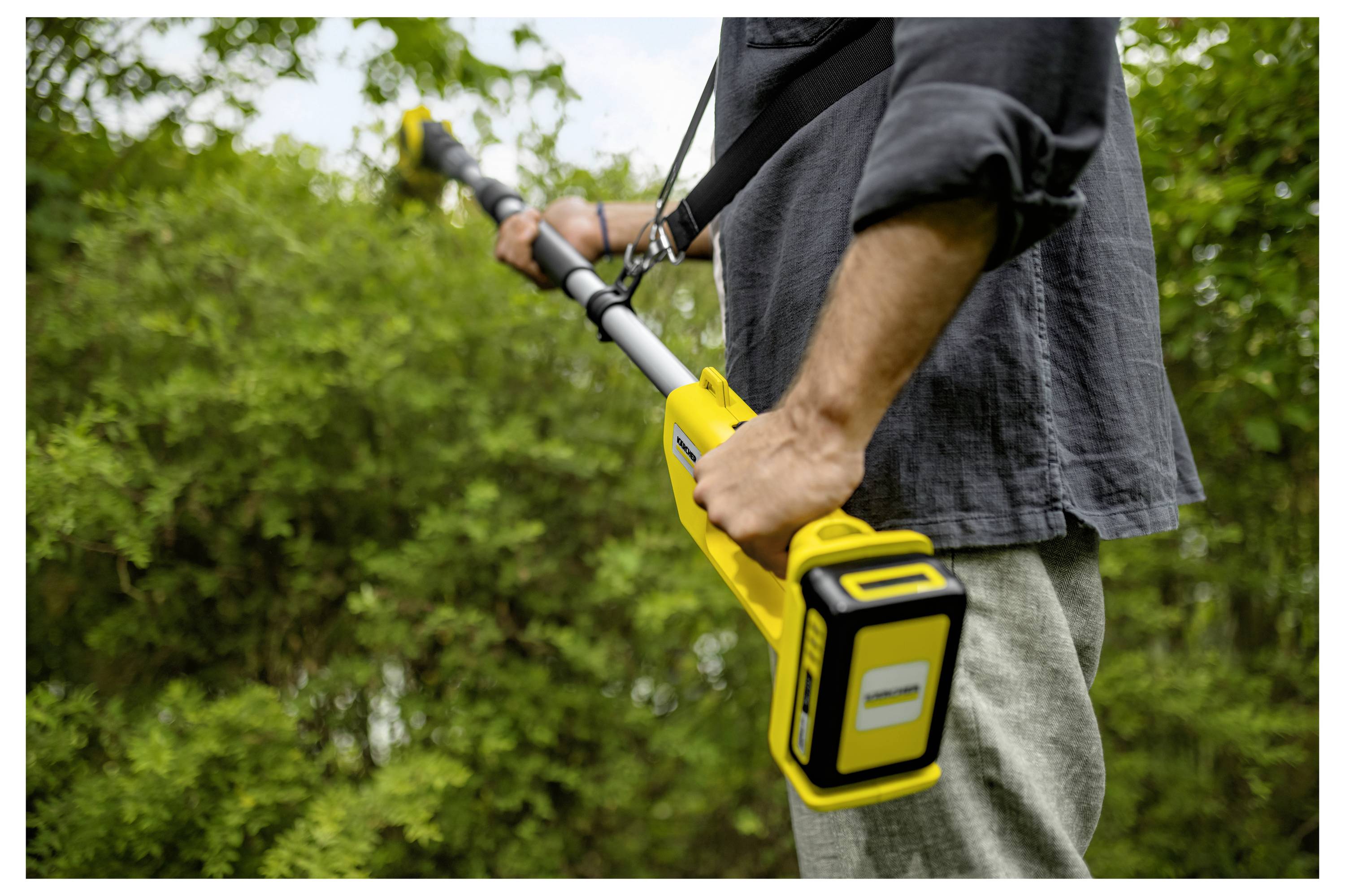 Kärcher Home & Garden PHG 2-18 Akku Akku-Heckenschere ohne Akku, ohne Ladegerät, Höhenverstellbarer Griff 450 mm