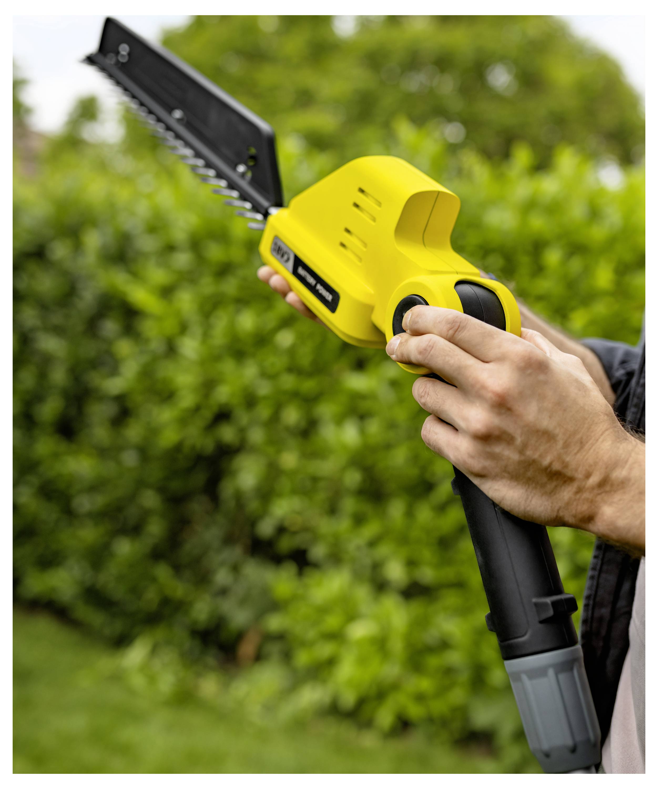 Kärcher Home & Garden PHG 2-18 Akku Akku-Heckenschere ohne Akku, ohne Ladegerät, Höhenverstellbarer Griff 450 mm