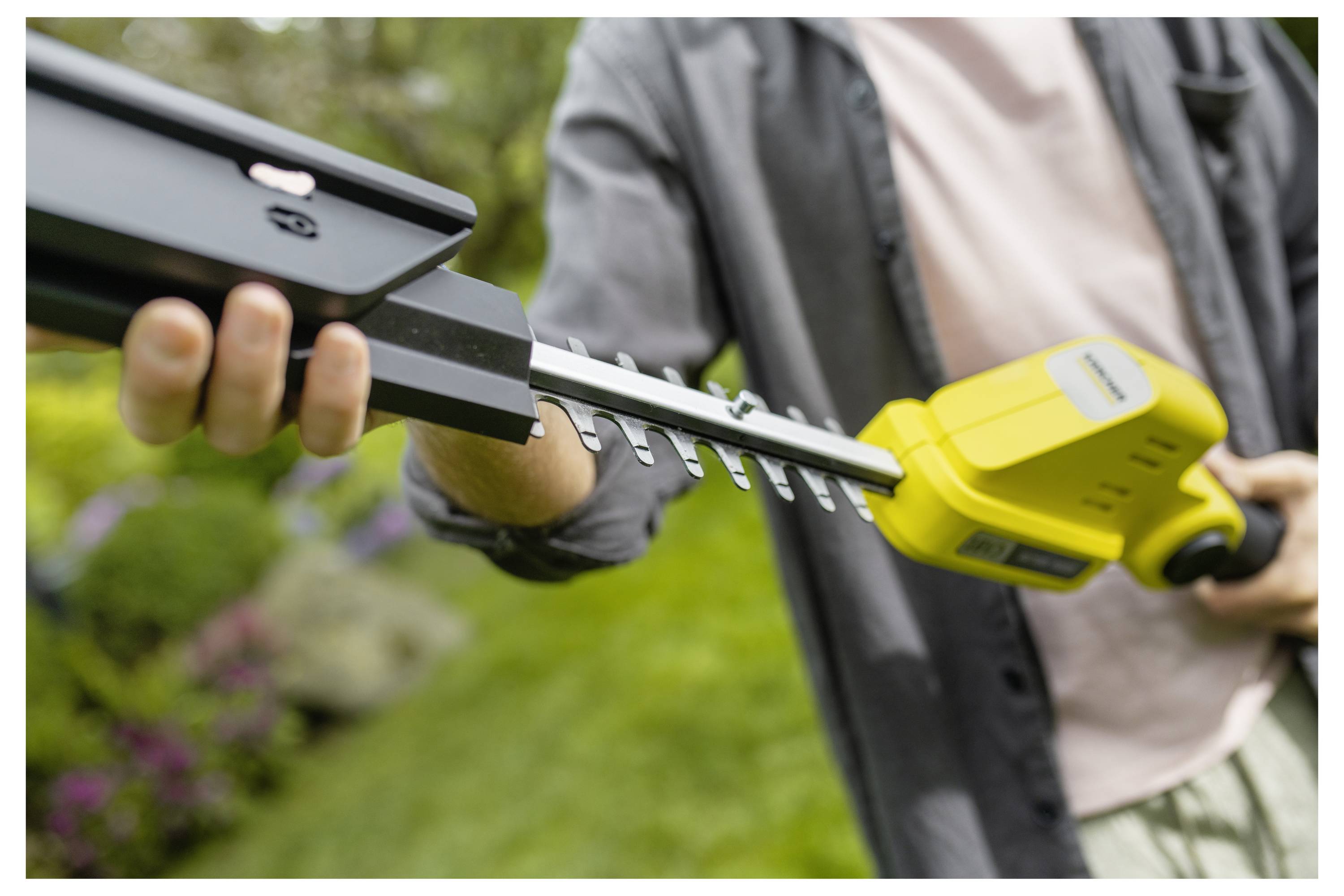 Kärcher Home & Garden PHG 2-18 Akku Akku-Heckenschere ohne Akku, ohne Ladegerät, Höhenverstellbarer Griff 450 mm