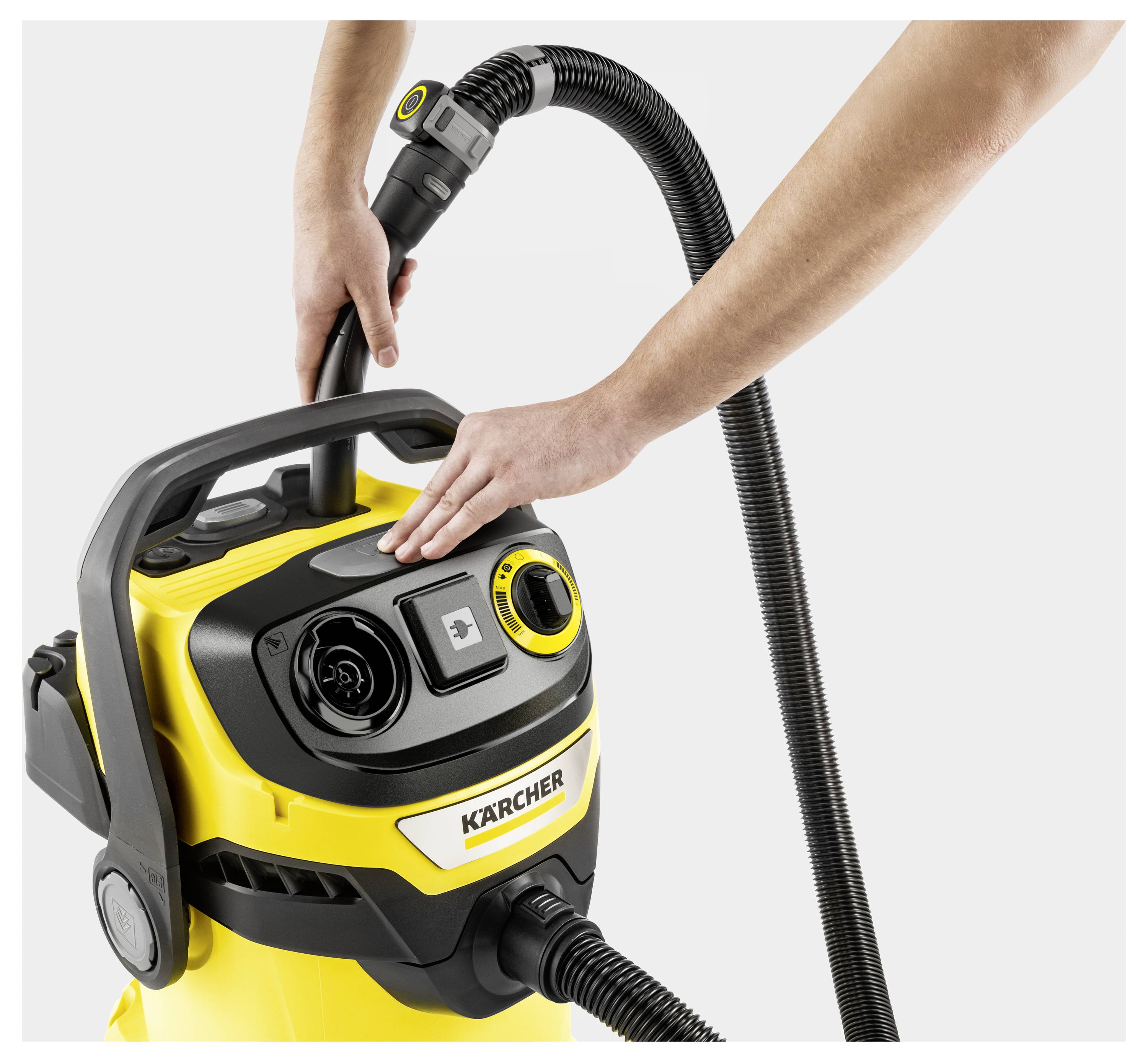 Kärcher Home &amp; Garden WD 5 Control P 25/5/22 1.628-317.0 Nass-/Trockensauger 1200 W 25 l halbautomatische Filterreinigung
