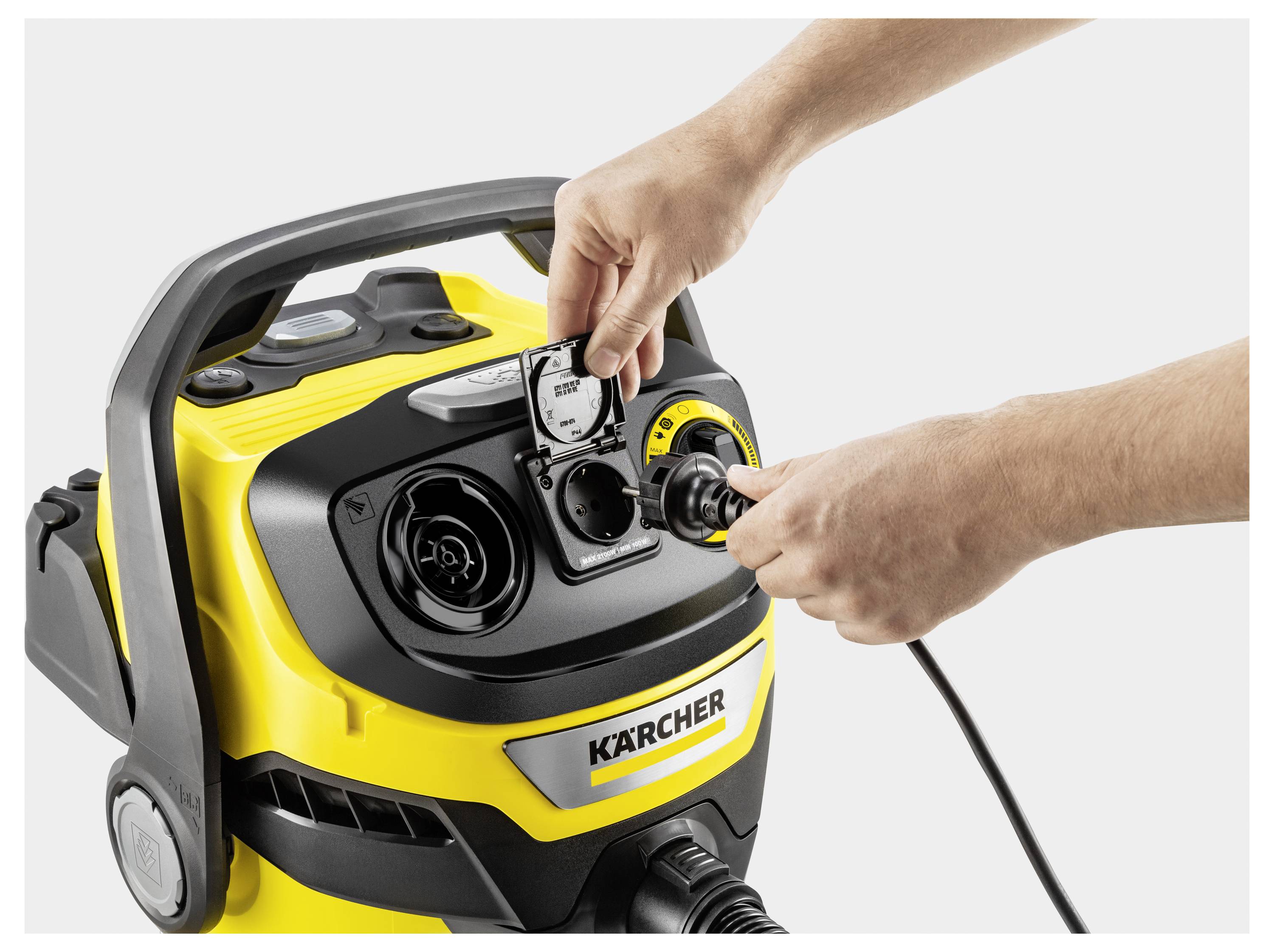 Kärcher Home &amp; Garden WD 5 Control P 25/5/22 1.628-317.0 Nass-/Trockensauger 1200 W 25 l halbautomatische Filterreinigung