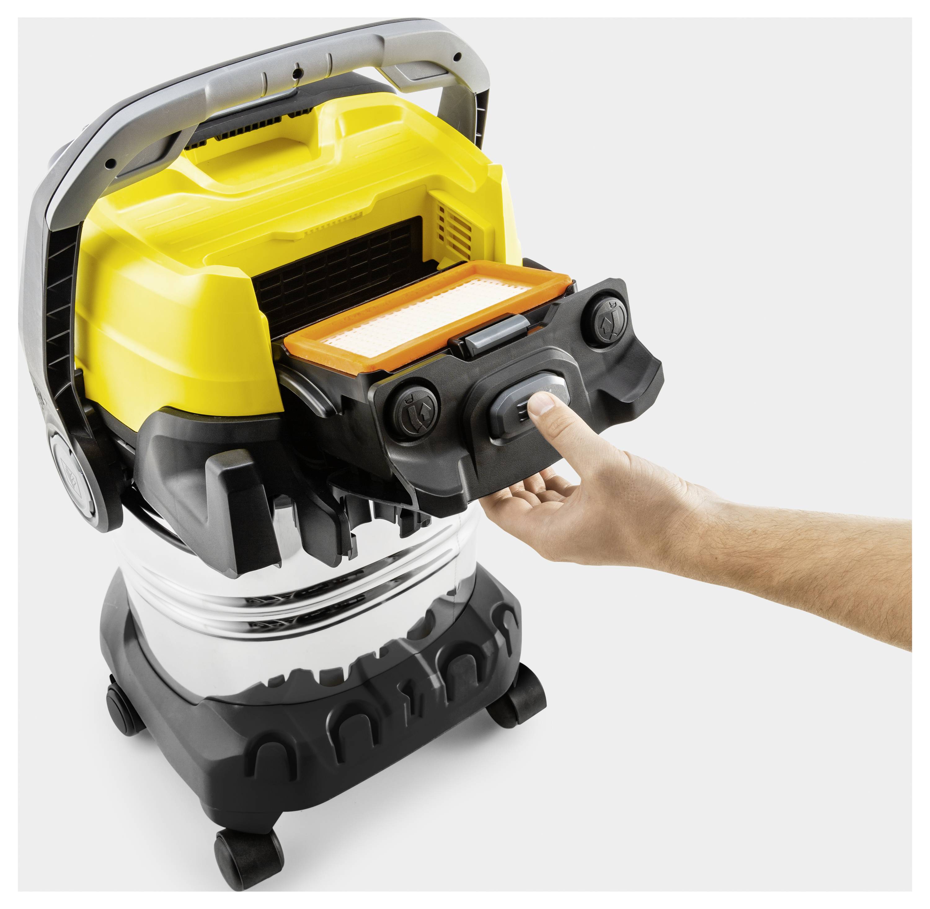 Kärcher Home & Garden WD 7 Control P S 30/6/35/T 1.628-385.0 Nass-/Trockensauger 1400W 30l halbautomatische Filterreinigung